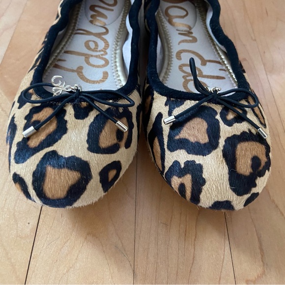 Sam Edelman Leopard Print Ballet Flats - Picture 2 of 4
